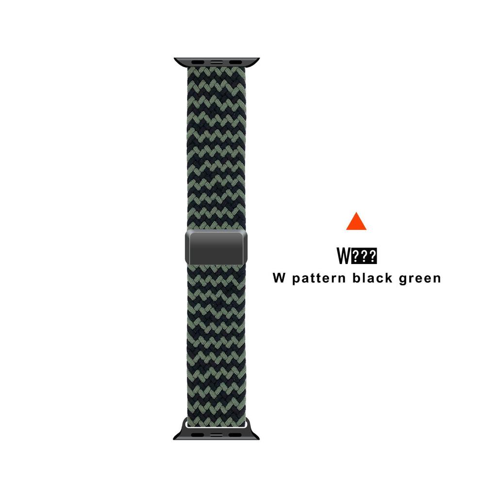Geflochtenes Magnetarmband aus Nylon für Apple Watch S11