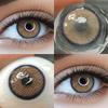 Freshlady Brown and Green Collection 14.0mm Colored Contact Lenses 1 Year Disposable for Daily Wear