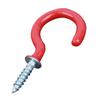 70Pcs Plastic Coated Iron Wall Hooks Multiple Purpose Hanging Hardware For Bathroom Shelves Tool Planter Mounting