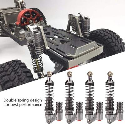 1/10 Axial / SCX10 / D90 / TRX-4 RC Paletli Araç için 4 Adet Negatif Basınçlı Alüminyum Amortisör