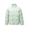 Sports Alliance Series Stand Collar Solid Color Warm Versatile Long Sleeve Down Jacket Unisex Outerwear Mercury-Green L424U296-04X2