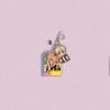 7pcs BTS Character + Cartoon Double Keychain, Laser-framed Pendant, Celebrity Merchandise Support Charm, ARMY Exclusive Merchandise