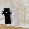 Women's Bows Leg Warmer Sweet Ruffle Lace Leg Sleeves Summers Thin Leg Sleeves