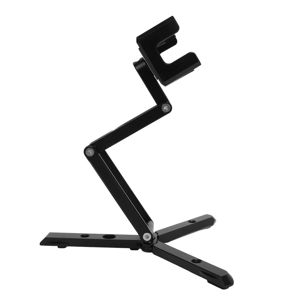 Cell Phone Holder Multifunctional Aluminum Alloy Folding Mobile Phone Holder with Expandable Tripod