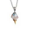 Fashion Pearl Chain Ice Cream Necklace Women'S Light Luxury Niche Design Clavicle Chain Jewelry