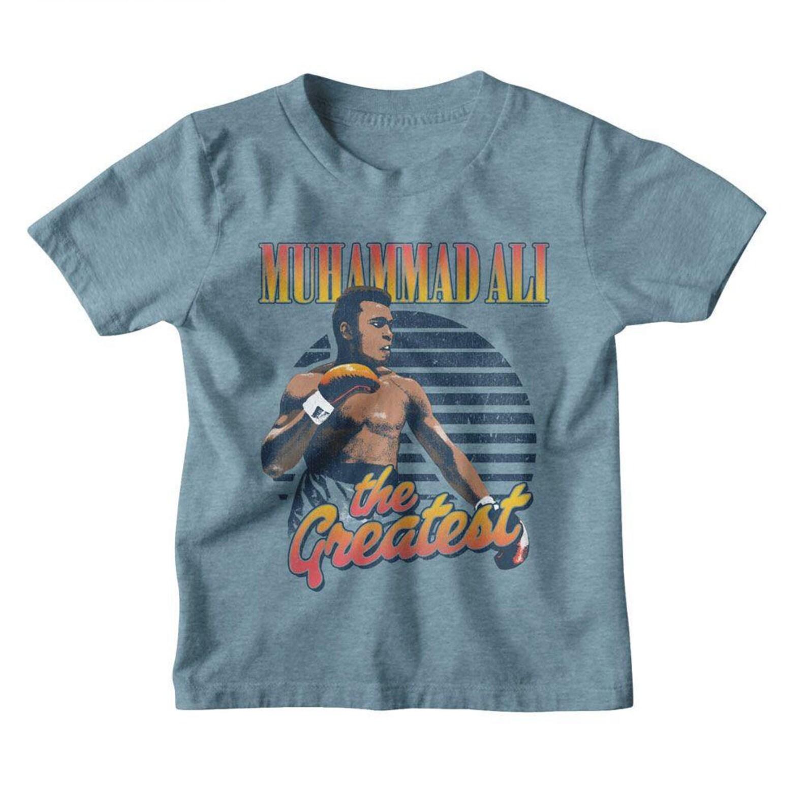 Muhammad Ali Greatest Gradients Vintage Indigo Unisex T-Shirt 100