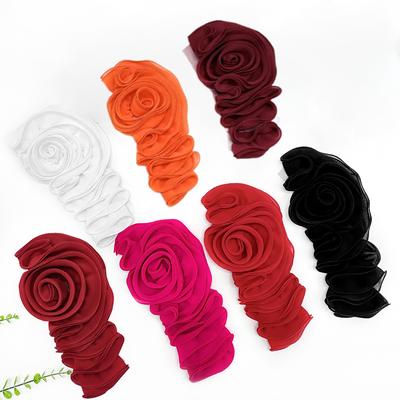 3D Floral Decoration Handmade Flower Patch Diy Chest Flower Sewing Applique For Wedding Dress Accessories