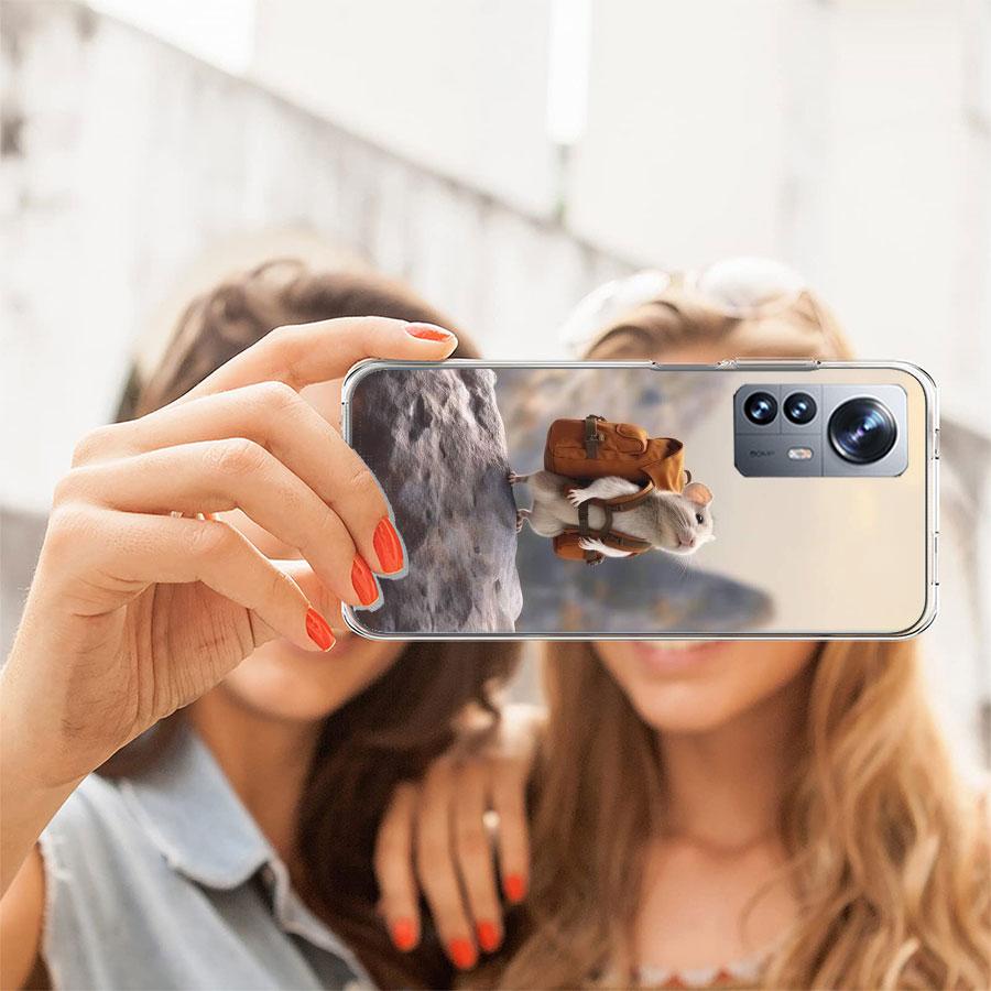 Cute Hamster Phone Case For Redmi Note 13 Pro Plus 14 Pro+ 12S 12 11S 11T 11E 11 10S 10 9S 9 Xiaomi Capa TPU