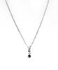 Glory_Arden [Unisex] Lapis Lazuli Point Surgical Steel Daily Necklace / Ghmn-387