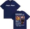 Rapper Romeo Anthony Santos Tour 2026 Merch Tshirts Unisex Women Fashion Hip Hop Street T Shirt Cotton Casual High Quality Tshirt