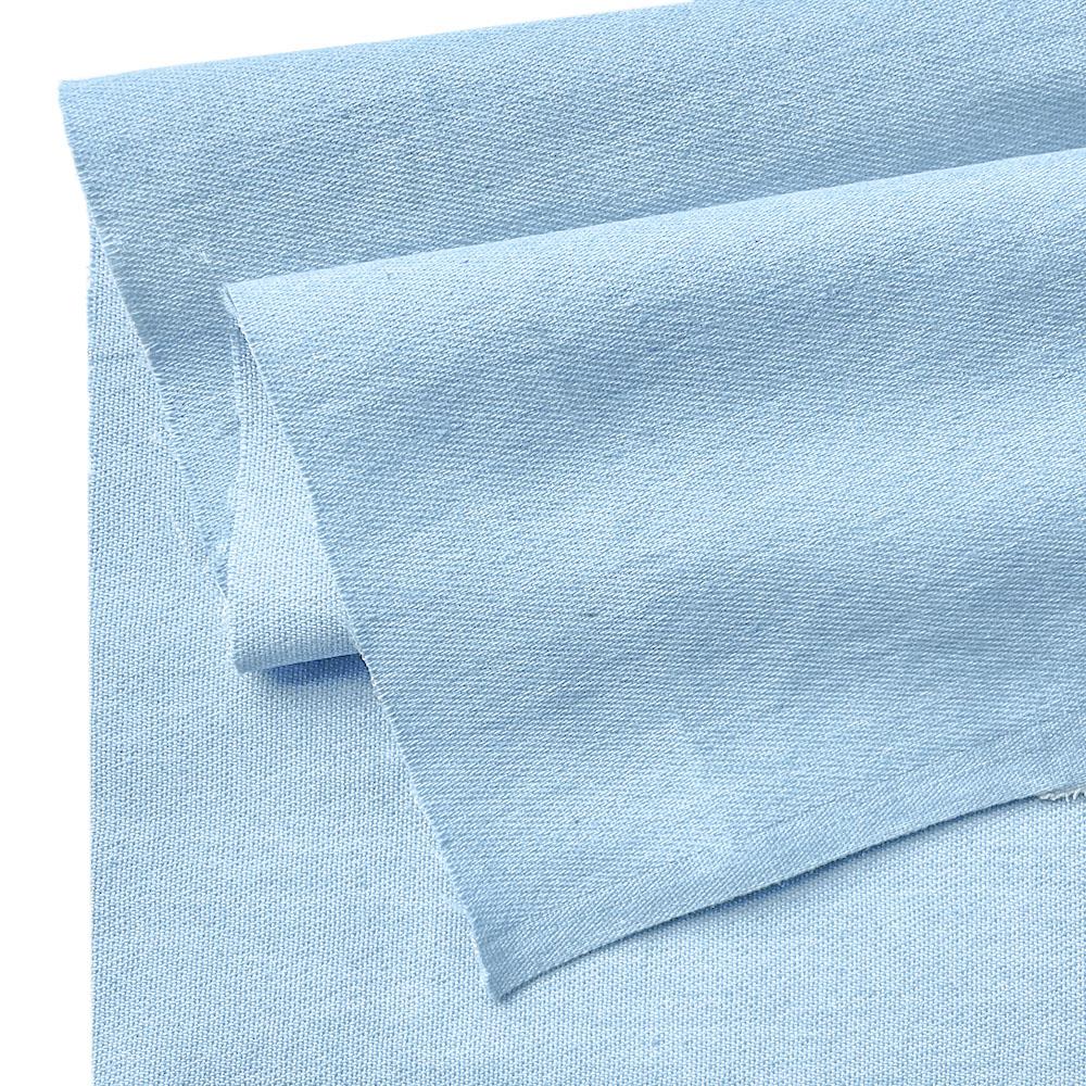 

70x45CM Vintage Cotton Blue Denim Fabric Light Thin Soft Cloth For DIY Dolls Clothing Jeans Dress Bag Cap Apron Crafts Material 70x45CM(27inx17in) светло-синий