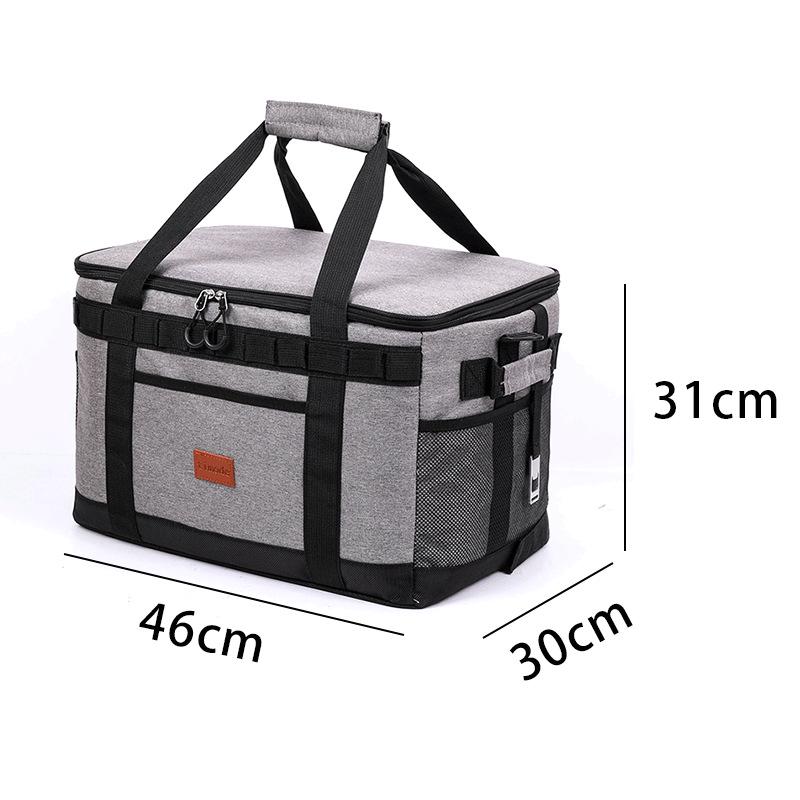 42L Large-Capacity Foldable Insulated Picnic Tote for Camping