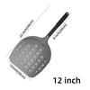 12 13 14Inch Pizza Peel Long Handle Turning  Aluminum Pizza Turner Nonstick Baking Tool Perforated Paddle Kitchen Accessory