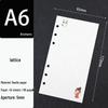 A6 Loose-Leaf Binder Refill: 6-Hole Planner & Budget Notebook Sheets