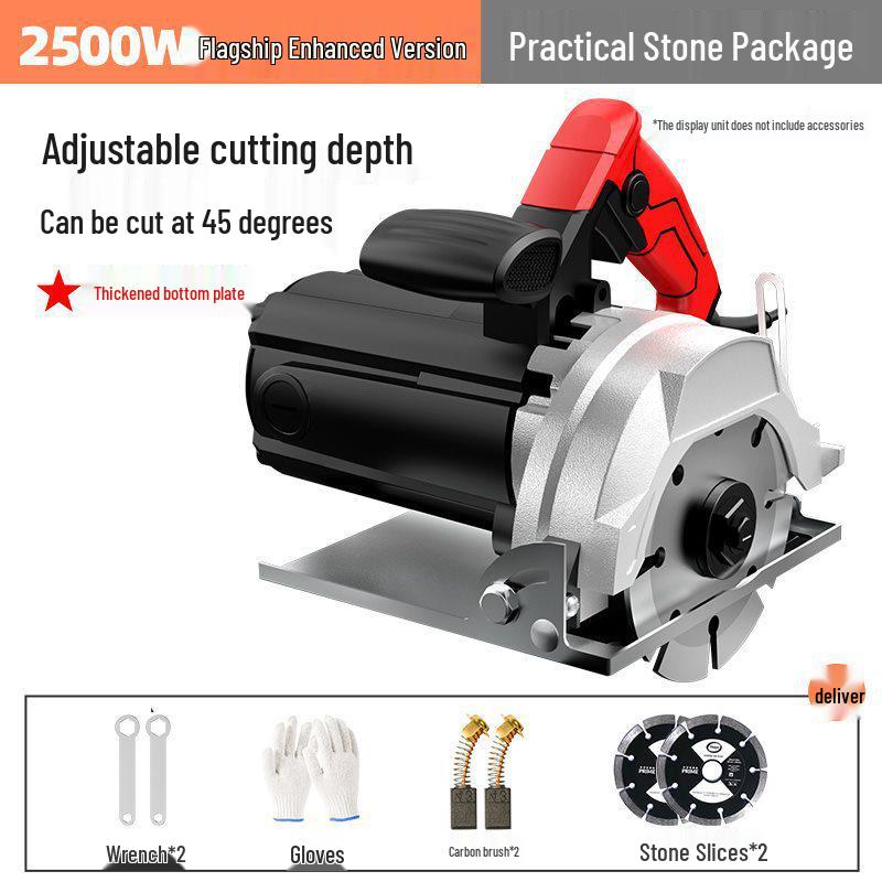 Multifunctional Handheld Electric Cutting Saw for Marble, Stone, Tile, and Wood