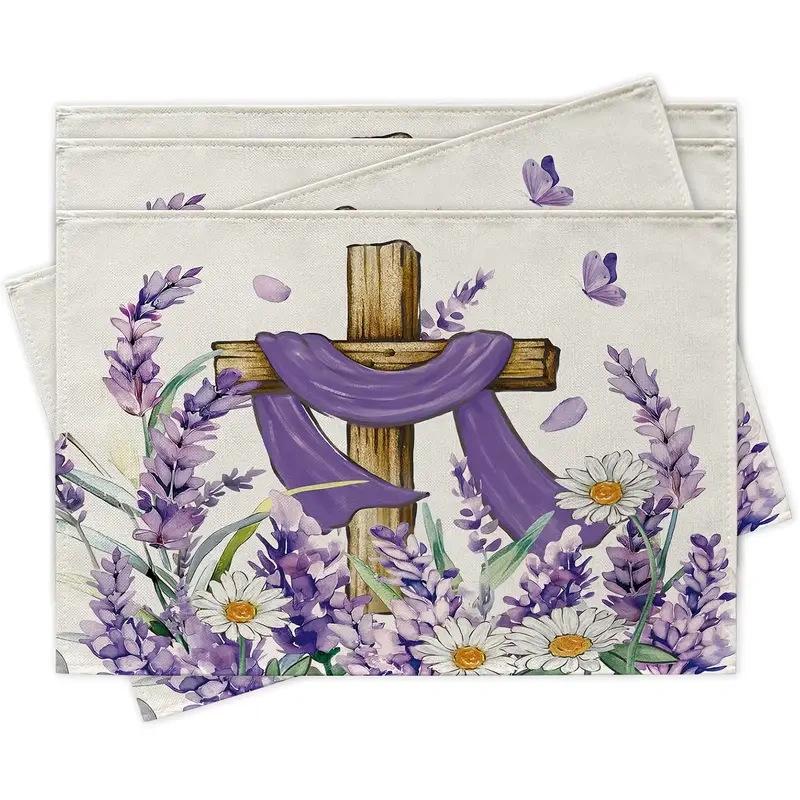 Printed Festival Party Placemats: Stain-Proof, Heat-Resistant Table Decoration