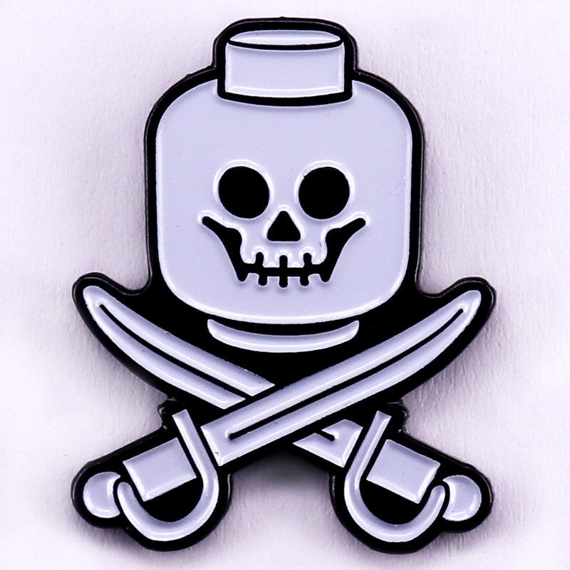 

Модные и милые броши, значки с героями мультфильмов, броши и значки на сумки для одежды One Size белый