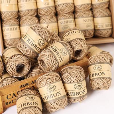 1 Set (24pcs) 10m Natural Sisal Rope, DIY Handmade Braided Rope for Decorations, Binding & Props