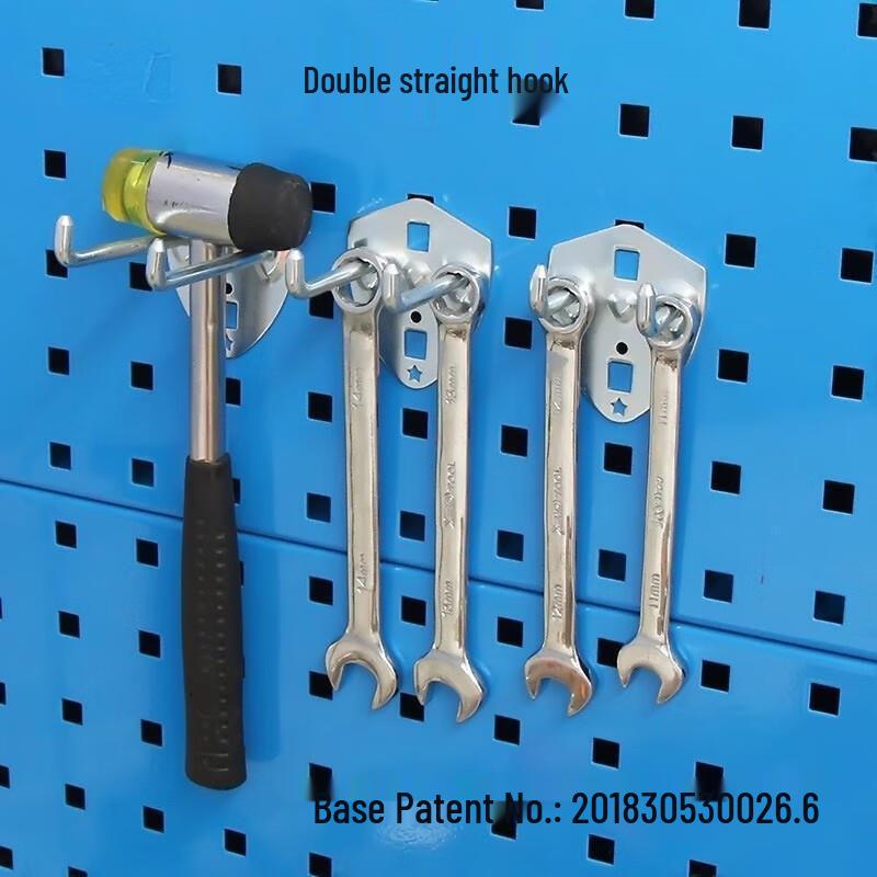 Jundingying 100mm Double Straight Metal Pegboard Hooks