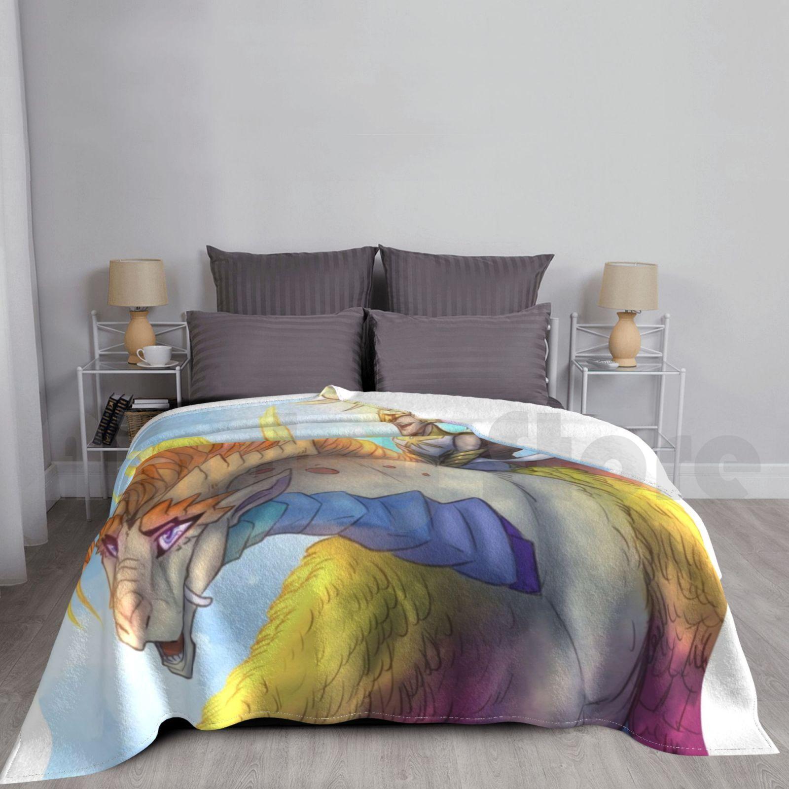 Catradora Gets A Dragon! Blanket For Sofa Bed Travel She Ra Shera She Ra And The Princesses Of Power Catradora Size: 75*100cm, Weight: 230 GSM