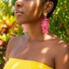 Creative Jelly Color Jellyfish Pendant Earrings For Women Vacation Style Starfish Acrylic Graduated Earring Beach Party Jewelry