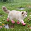 1Set Comfortable Waterproof Durable Outdoor Soft Holidays Pet Rain Boots Rubber Anti Slip Taking Photos Breathable Multiple Sizes