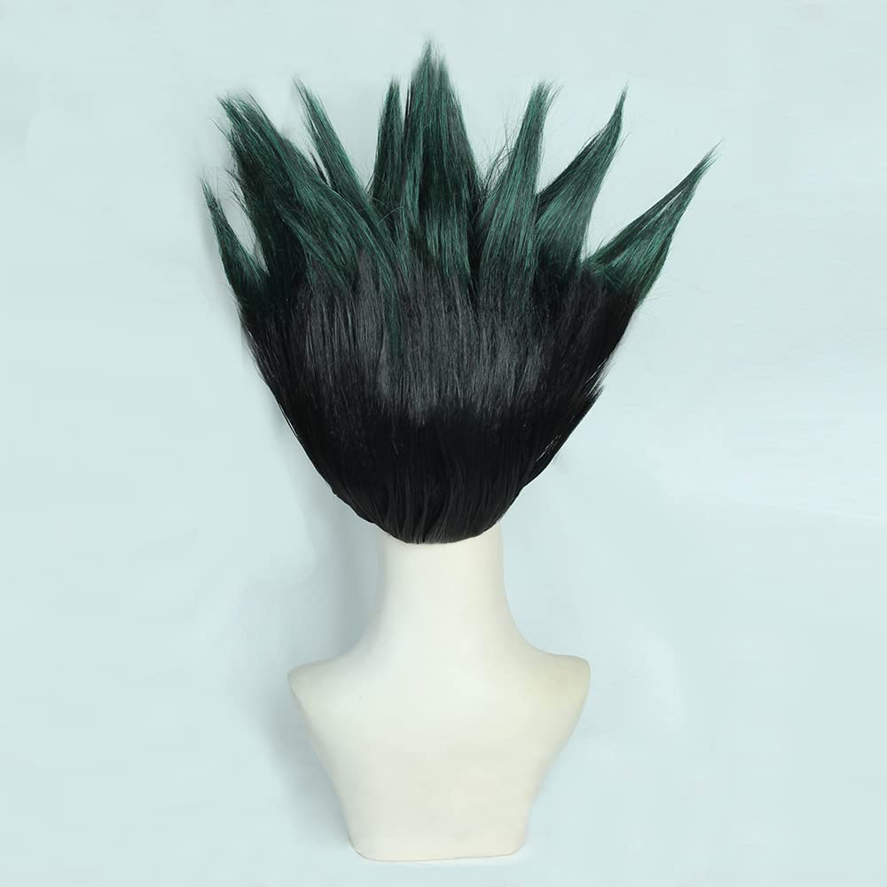 Cosplay Second Black Cool Short To Perfect for Plus 3 Bonus Wig and Memo Heat-resistant Wig, "The Castle," Hair, Style, Long, 33cm, Parties,