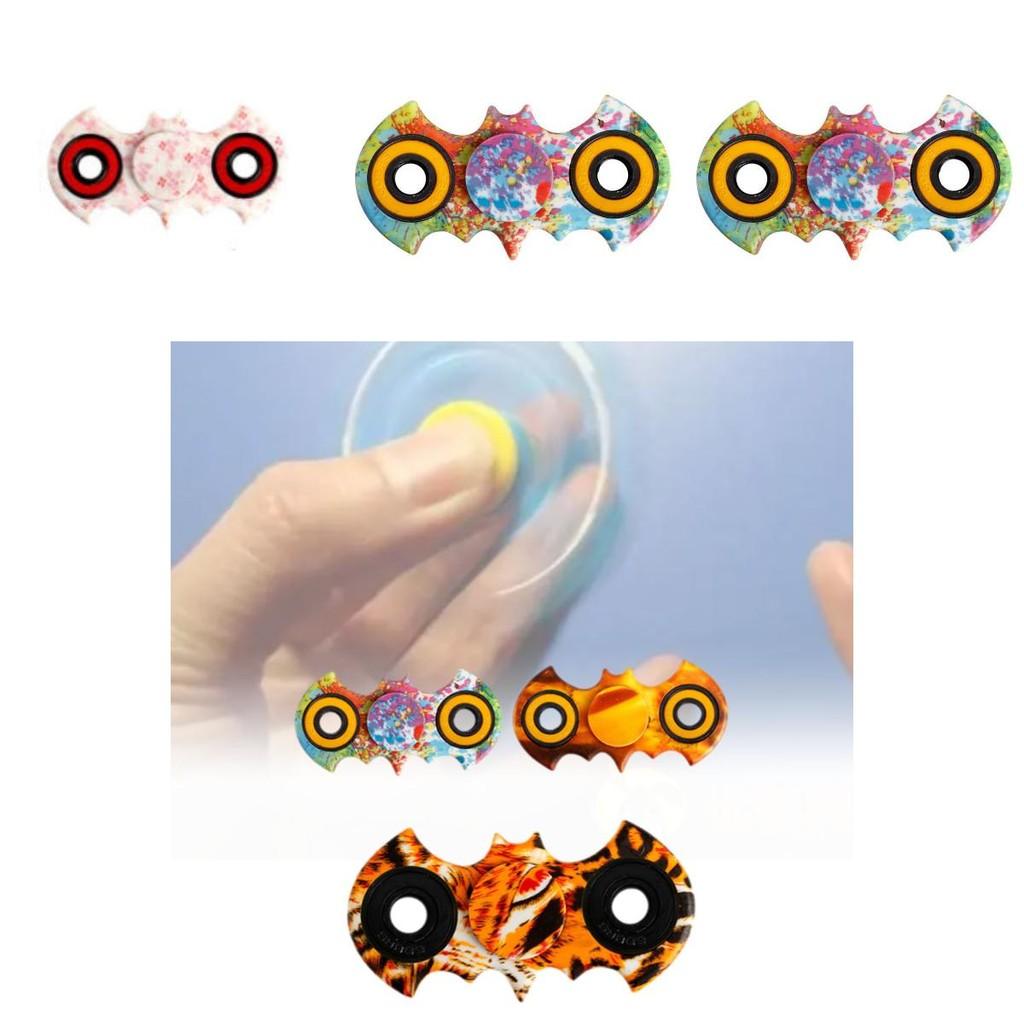 Batman Fingertip Gyro Stress Reliever Abs Stainless Steel Material Yellow Red Green Light Blue Black