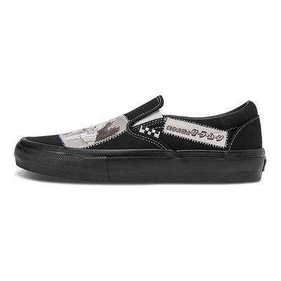 Sailor Moon X Skate Slip-On Pretty Guardian Unisex Sneakers Black White VN0A5FCAYB2