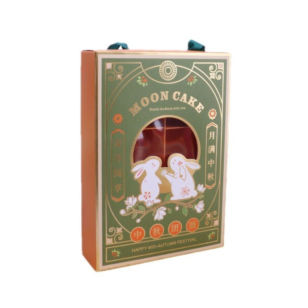 Handmade Mooncake Packaging Boxes DIY Dessert Gift Box Durable   Egg Yolk Crisp