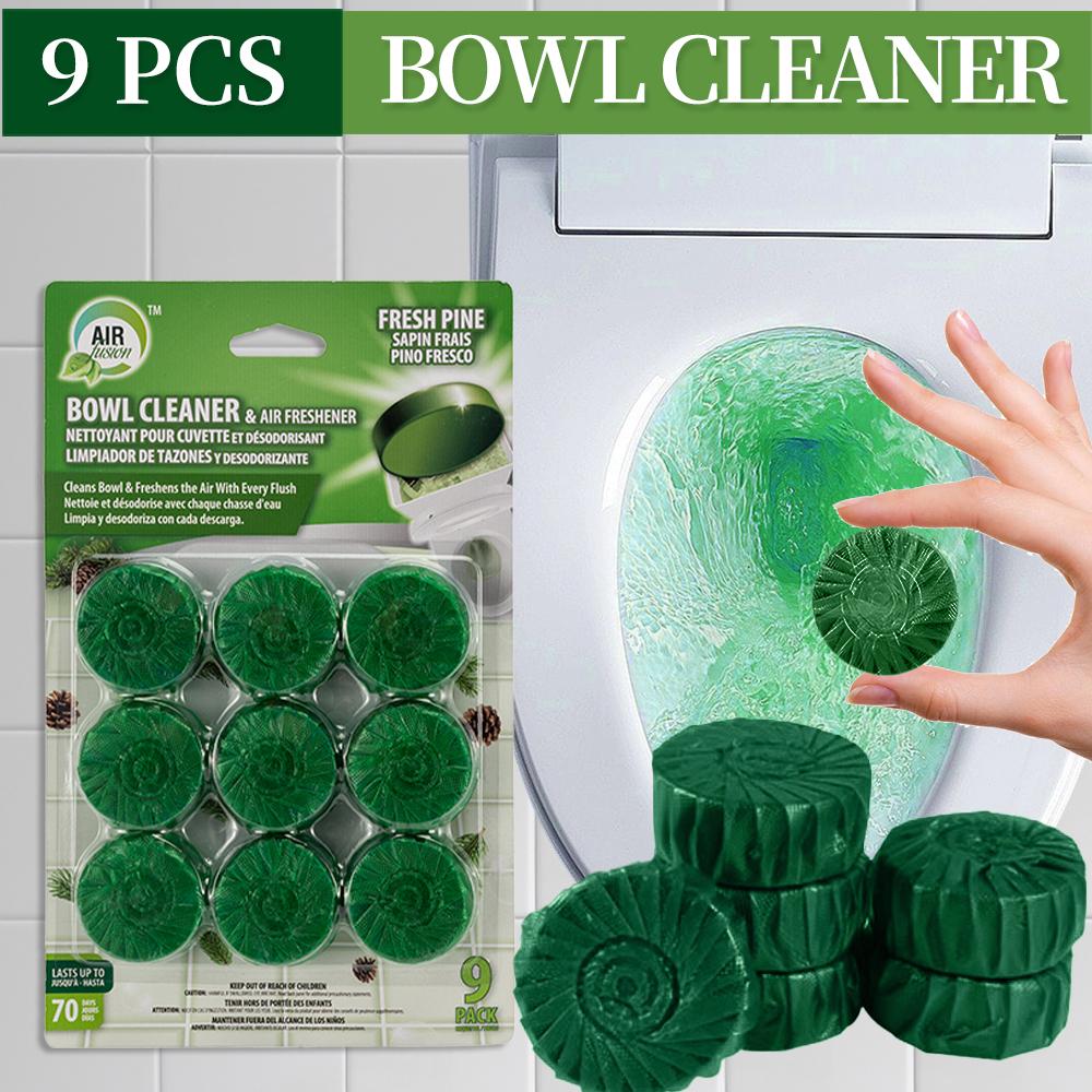 Automatic Toilet Cleaning Tablets, 3-in-1 Formula for Stain  Odor Removal with Fresh Scent | Long-Lasting Toilet Bowl Cleaner