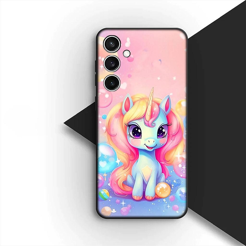 Comics Unicorn Horse Rainbow Phone Cover for Motorola Moto G55 G45 G75 G85 G13 Edge 50 30 Fusion 40 NEO Ultra Pro Soft Case