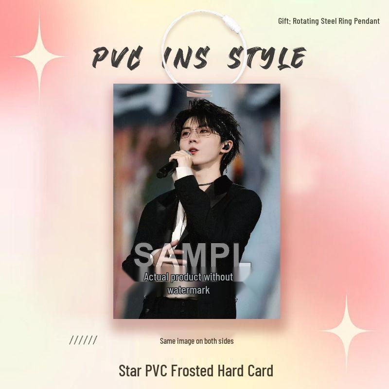 TNT Times Youth League Ма Цзяци ПВХ-карта и брелок Звезда-айдол Декор PVC Matte Hard Card (7cm x 10cm)