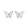 925 Sterling Silber Schmetterling Ohrstecker