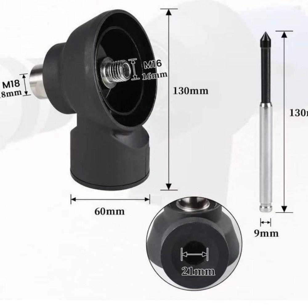 M22 M18 M16 Thread Dust Collect Cover Dust Collector Adapter For Wall Stone Hole Process