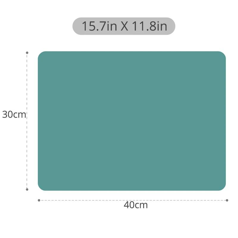 40*30cm Silicone Mat Heat Resistant Placemat Waterproof Pad Kitchen Counter Protector Non-Slip Table Mat Kitchen Pastry Liner