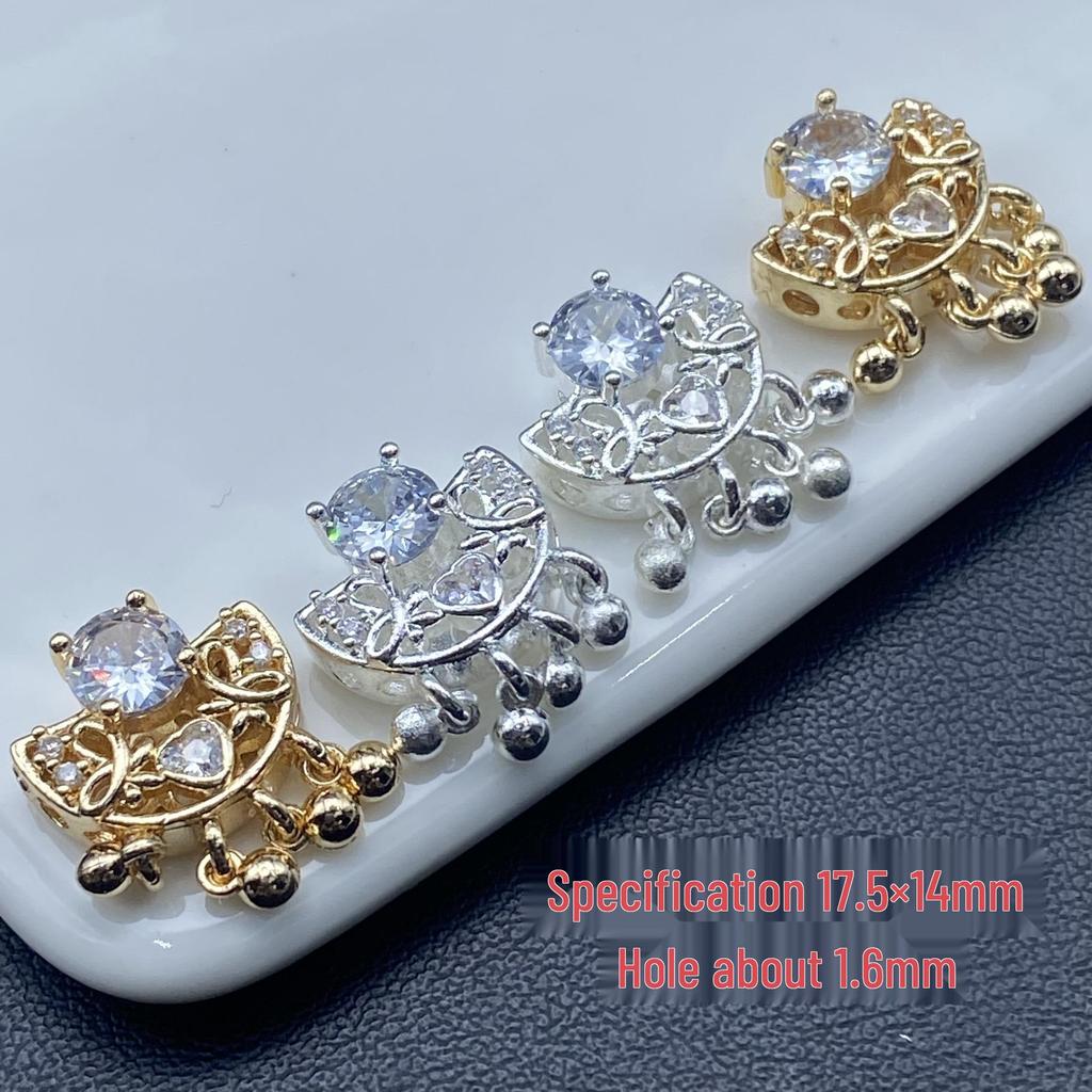Ruyi Lock Crystal Bead Spacer: Sweet, Cool, and Color-Preserving Handmade Jewelry Accessory