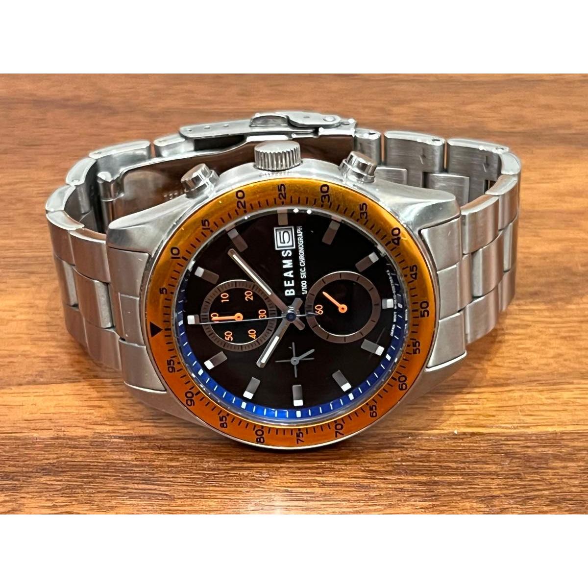 Used BEAMS watch chronograph