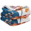 Nordic Leisure Blanket Cotton Gauze Towel Soft Blanket Sofa Towel Four Seasons Adult Bed Cover Small Flowers Sheet Boho Decor