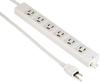 ELECOM Power Strip, 6 Outlets, 3-Pin Plug, Magnetic Attachment, 5m, Gray, T-WRM3650LG/RS