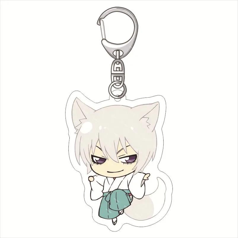 Cartoon Anime Kamisama Love Keychain Acrylic Figure Keyring Pendant Cosplay Jewelry Gift 2024