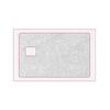 1PC/4PC Self-Adhesive Dubai-Inspired Transit Cards Skin Stylish Protection Crystal Frosted Starlight Powder Card Cover Luxurious