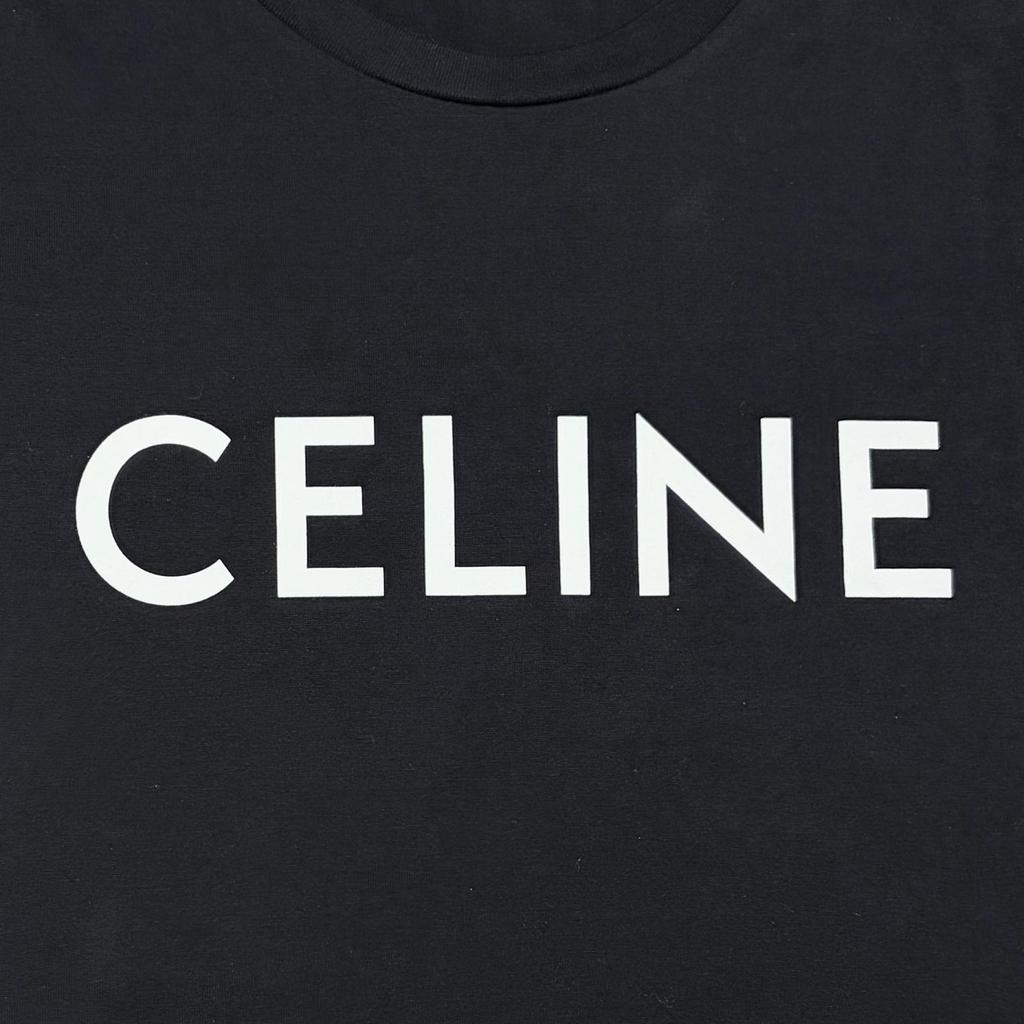 Celine T-Shirt Nera Donna Taglia S Modello 2X314916G