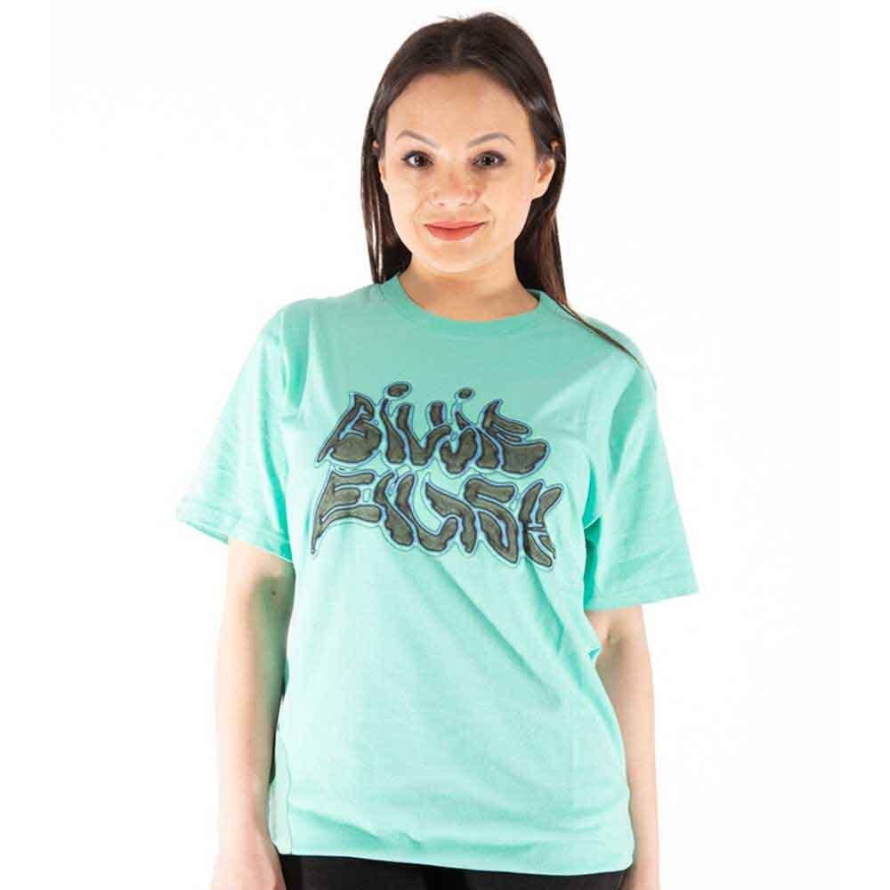 Billie Eilish Unisex T-Shirt: Neon Logo Billie (Back Print) (Large) XL