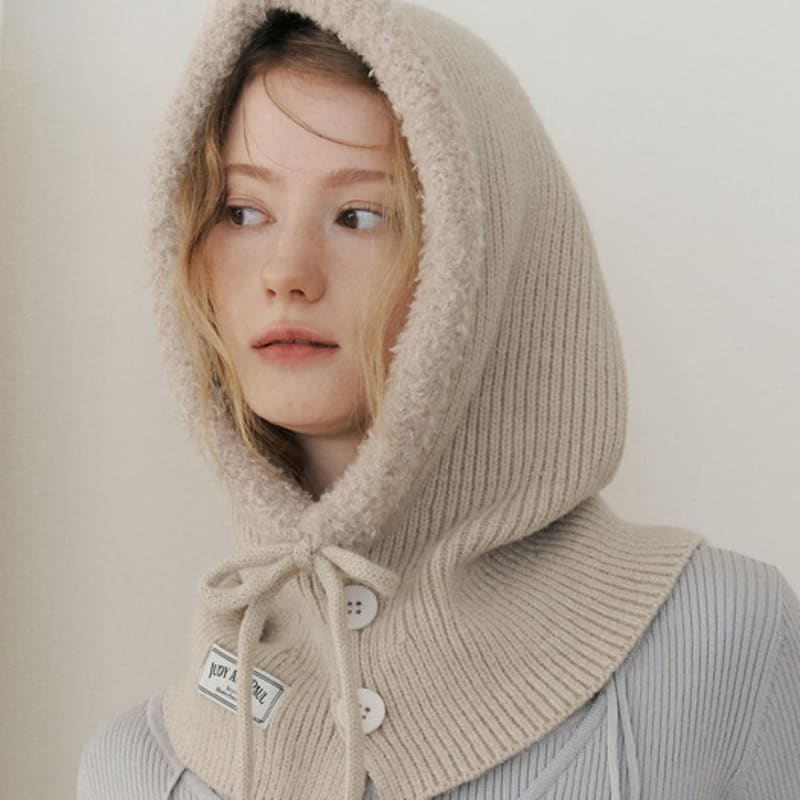 JUDY AND PAUL Hoodie Fur Balaclava (7 colors)