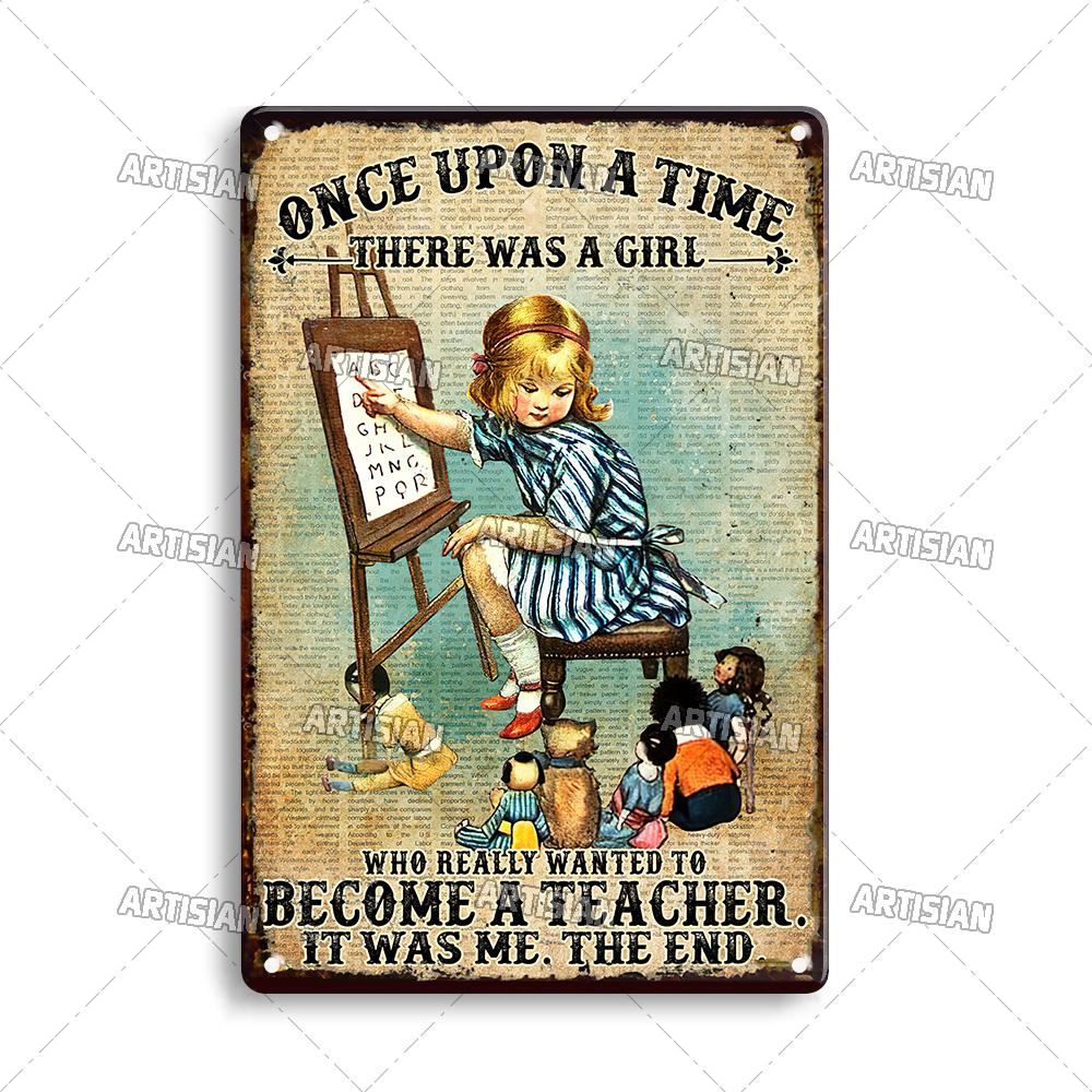 Artisian Job Metal Sign Vintage Teacher Tin Poster Hobby Decorative Plate Wall Decor Garage Bar Pub Club Hotel Cafe Kitchen Home
