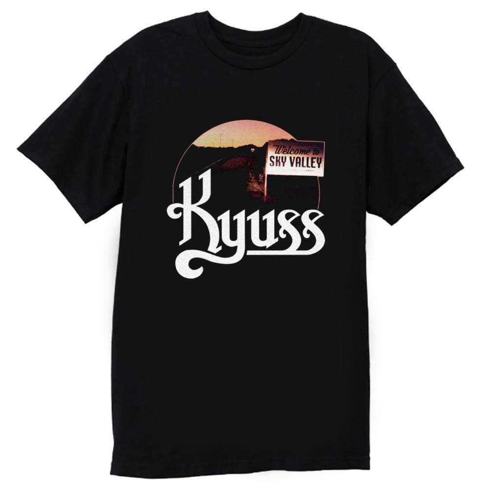 

Vtg Kyuss - Welcome To Sky Valley T Shirt For Men Cotton Black All Size BL652 Unisex T-Shirt XXL