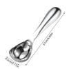 Easy to Use Steel Dessert Spoon Steel Scoops Practical Ice Cream Spoon Convenient Ice Hockey Making Tool