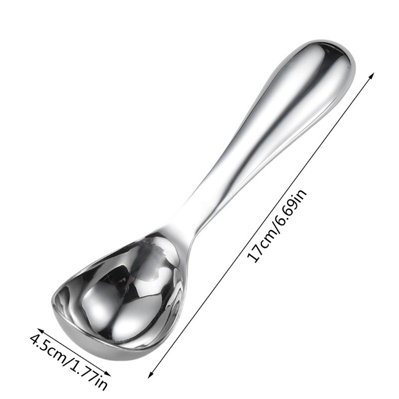 Easy to Use Steel Dessert Spoon Steel Scoops Practical Ice Cream Spoon Convenient Ice Hockey Making Tool