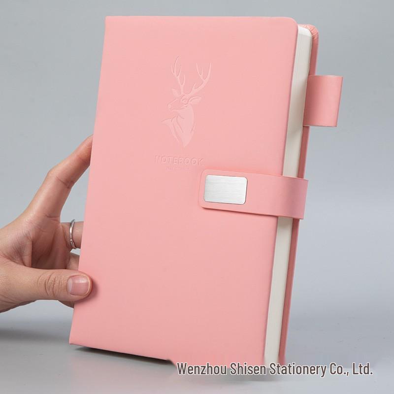 A5 Business Schnallen Notizbuch Set: Benutzerdefinierter Verdickter Notizblock mit Geschenkbox für Büromeetings